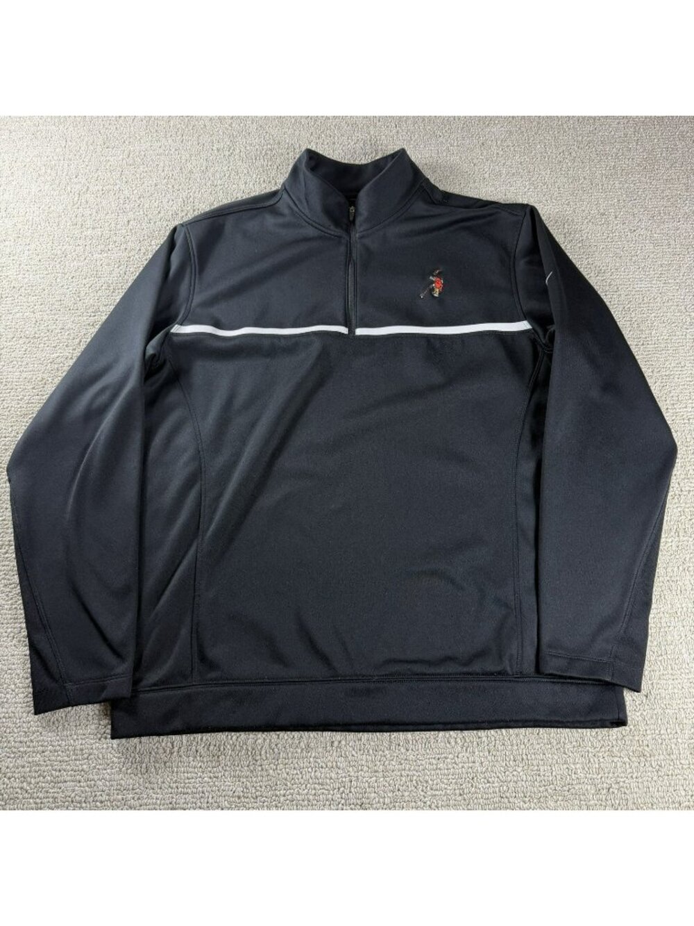 Nike Golf Performance Mississaugua Golf Club 1/4 Zip Shirt Black Men’s Size L